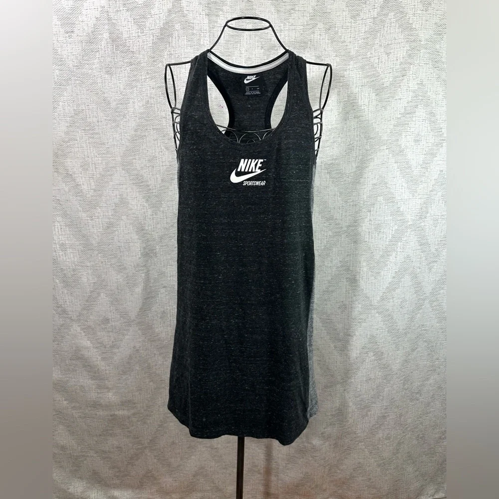 Nike Sportswear grey bodycon tank dress size S